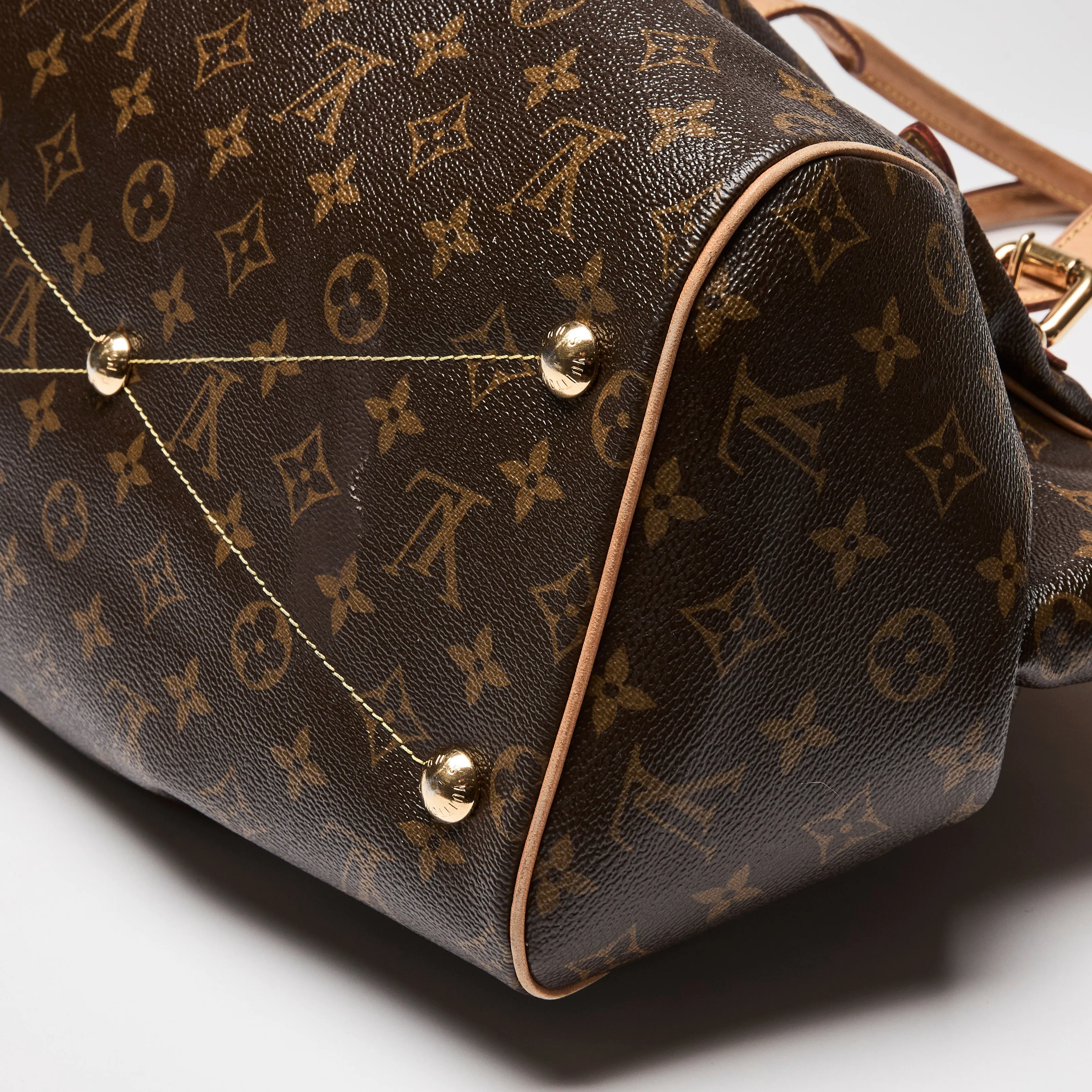 Louis Vuitton Monogram Tivoli GM Tote Brown