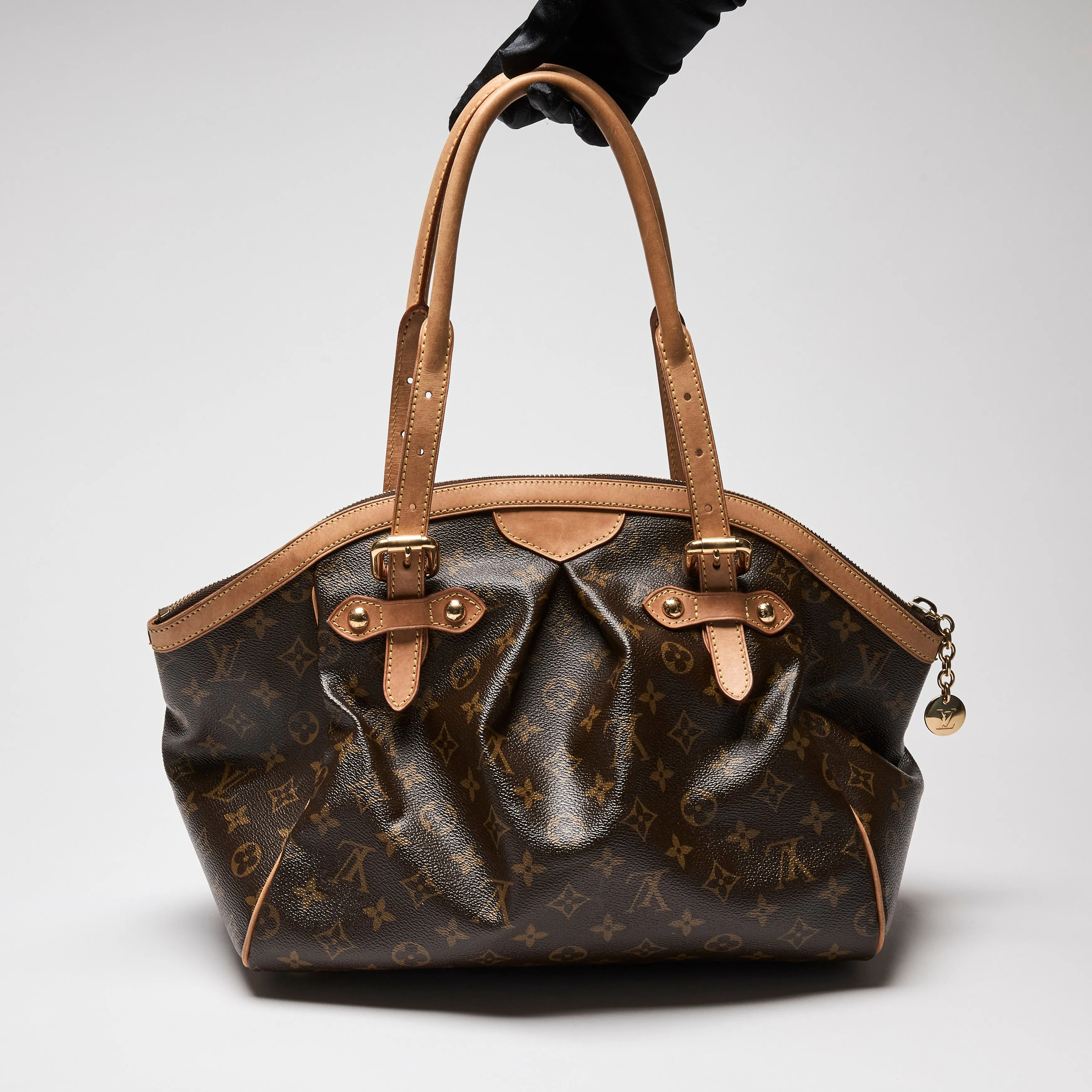 Louis Vuitton Monogram Tivoli GM Tote Brown