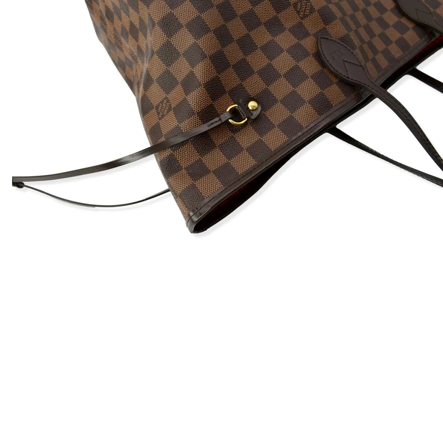 LOUIS VUITTON Neverfull GM Damier Ebene Tote Bag Brown - Hot Deals