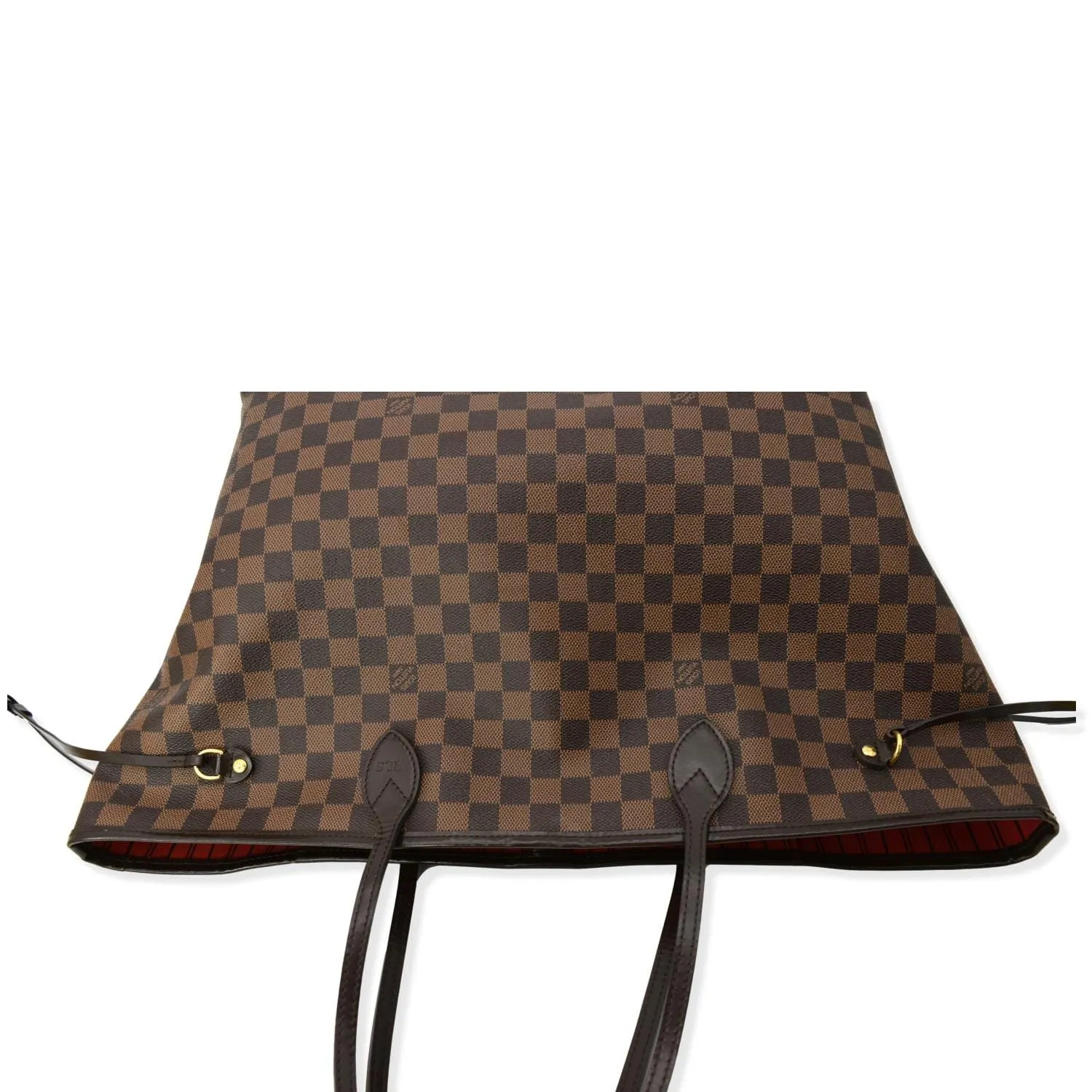 LOUIS VUITTON Neverfull GM Damier Ebene Tote Bag Brown - Hot Deals