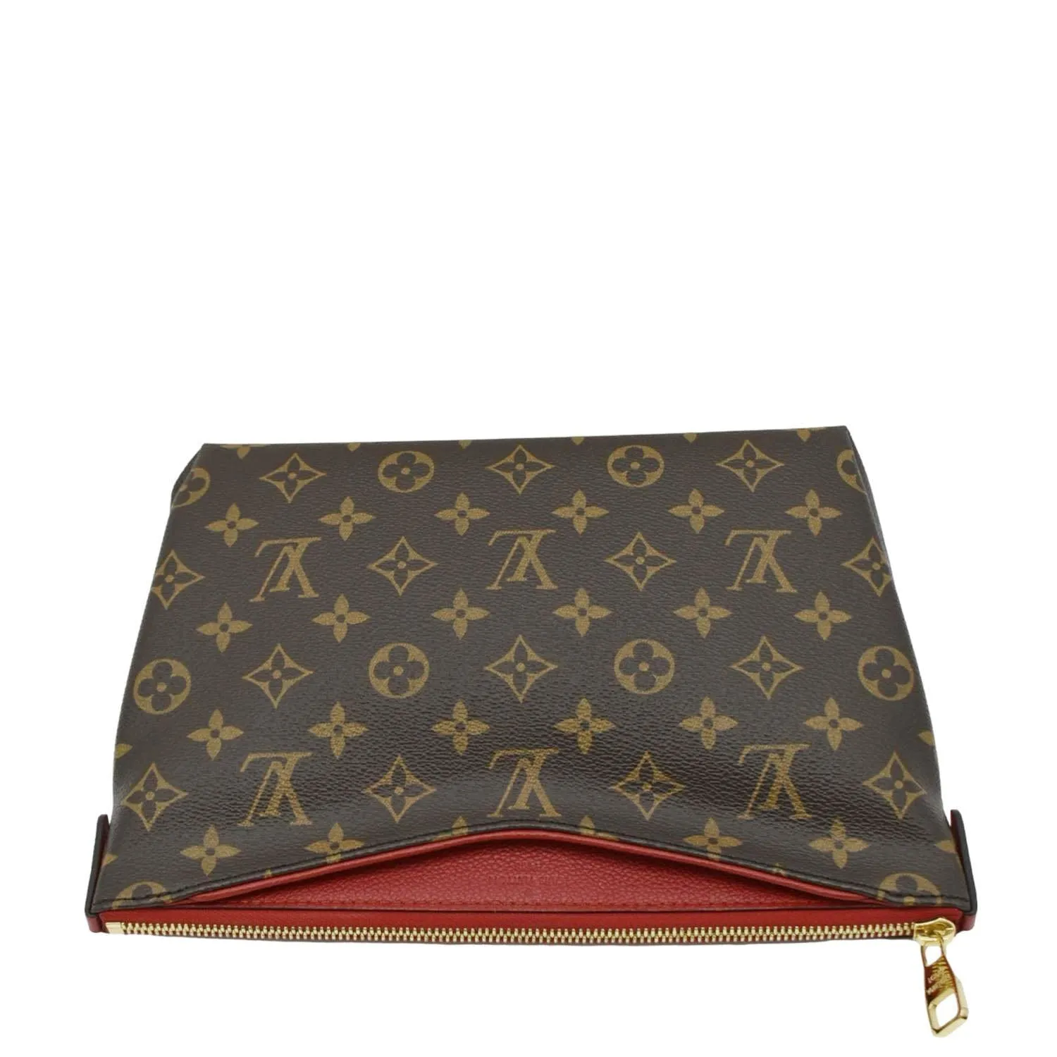 LOUIS VUITTON Pallas Beauty Case Monogram Canvas Pouch Cherry Red