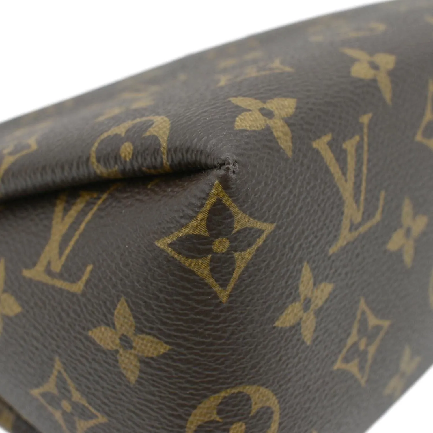 LOUIS VUITTON Pallas Beauty Case Monogram Canvas Pouch Cherry Red