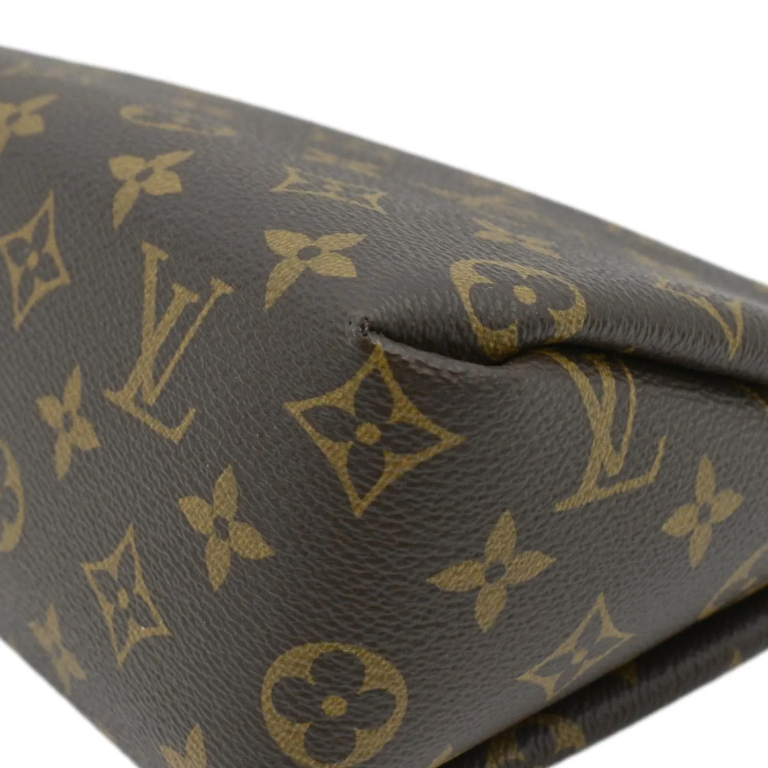 LOUIS VUITTON Pallas Beauty Case Monogram Canvas Pouch Cherry Red
