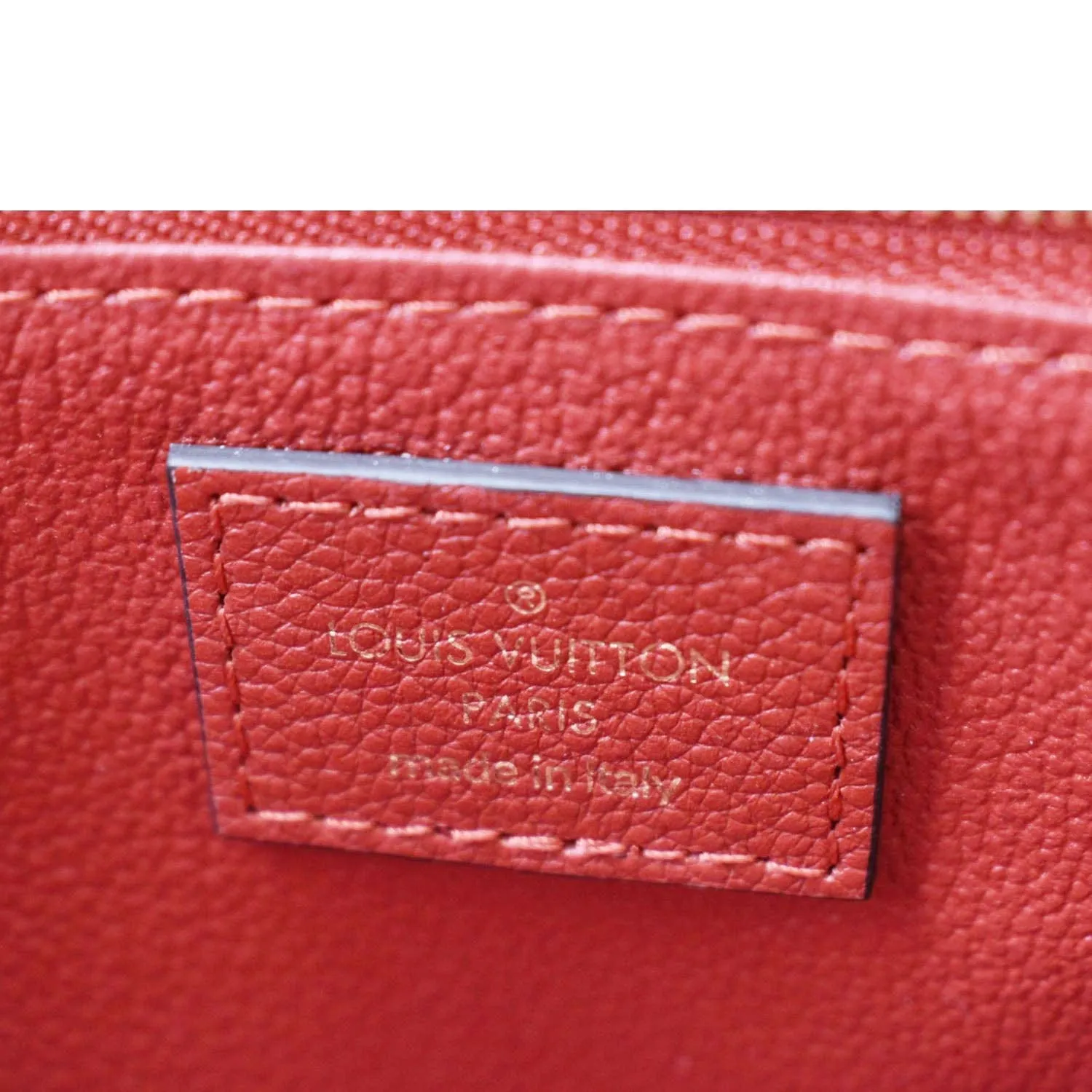 LOUIS VUITTON Pallas Beauty Case Monogram Canvas Pouch Cherry Red
