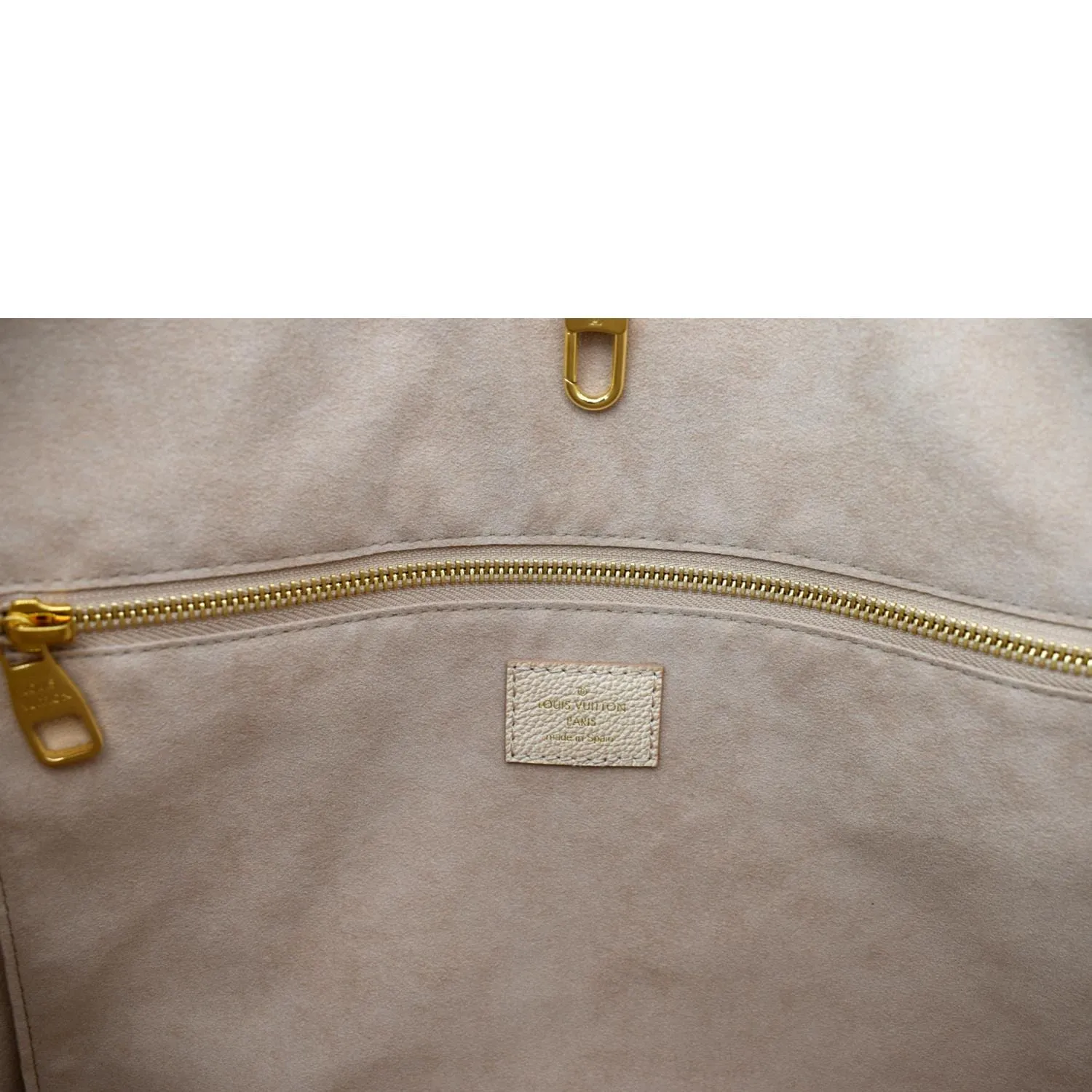 LOUIS VUITTON Stardust Neverfull MM Monogram Leather Tote Bag Pale Beige