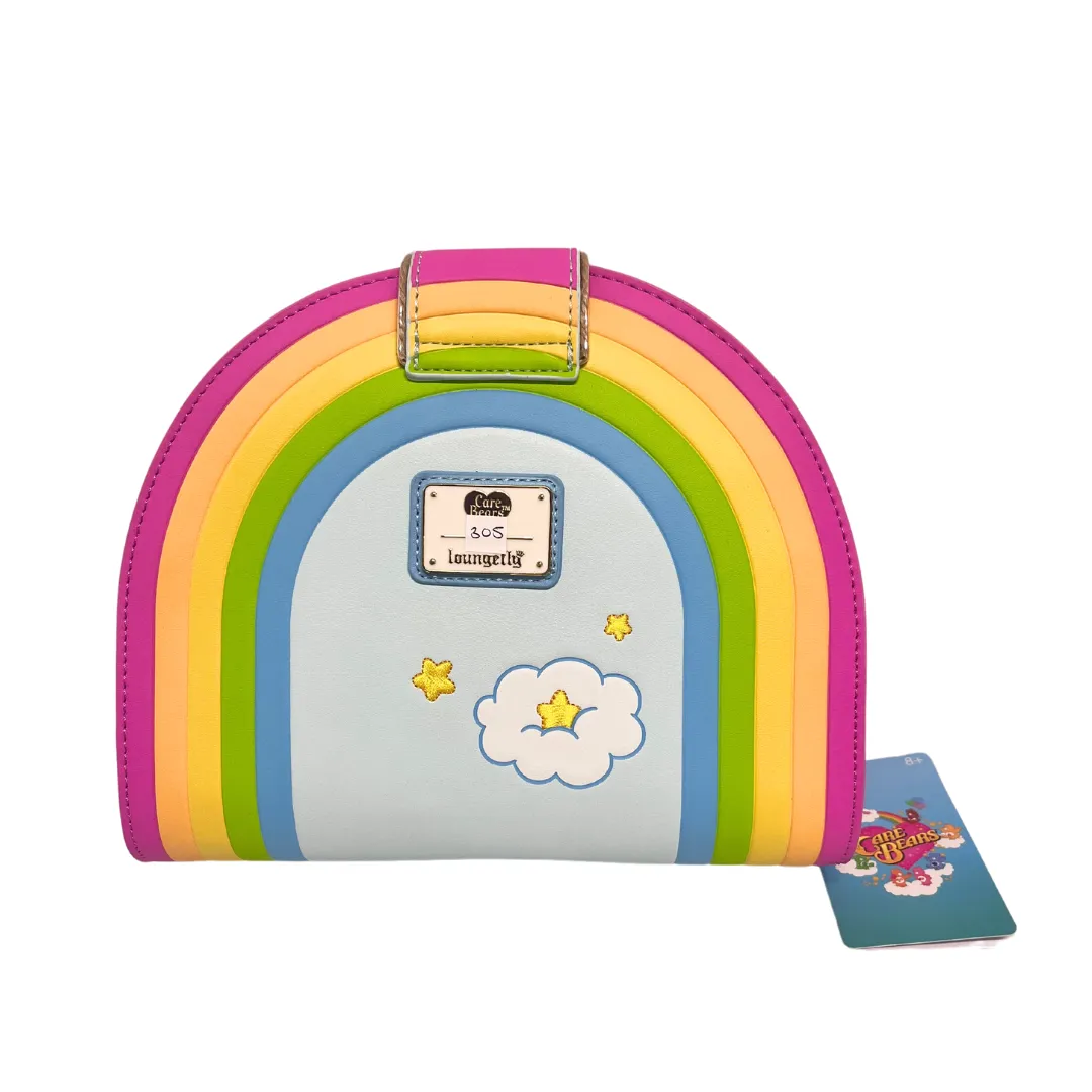 Loungefly Care Bears Rainbow Swing Crossbody DEFECTIVE #305