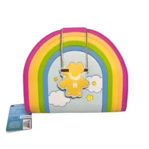 Loungefly Care Bears Rainbow Swing Crossbody DEFECTIVE #305