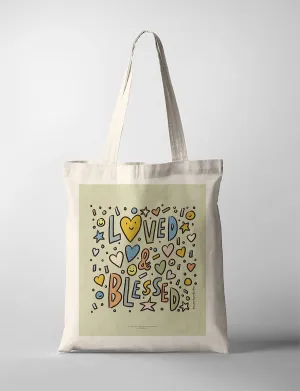 Loved Blessed {Tote Bag}