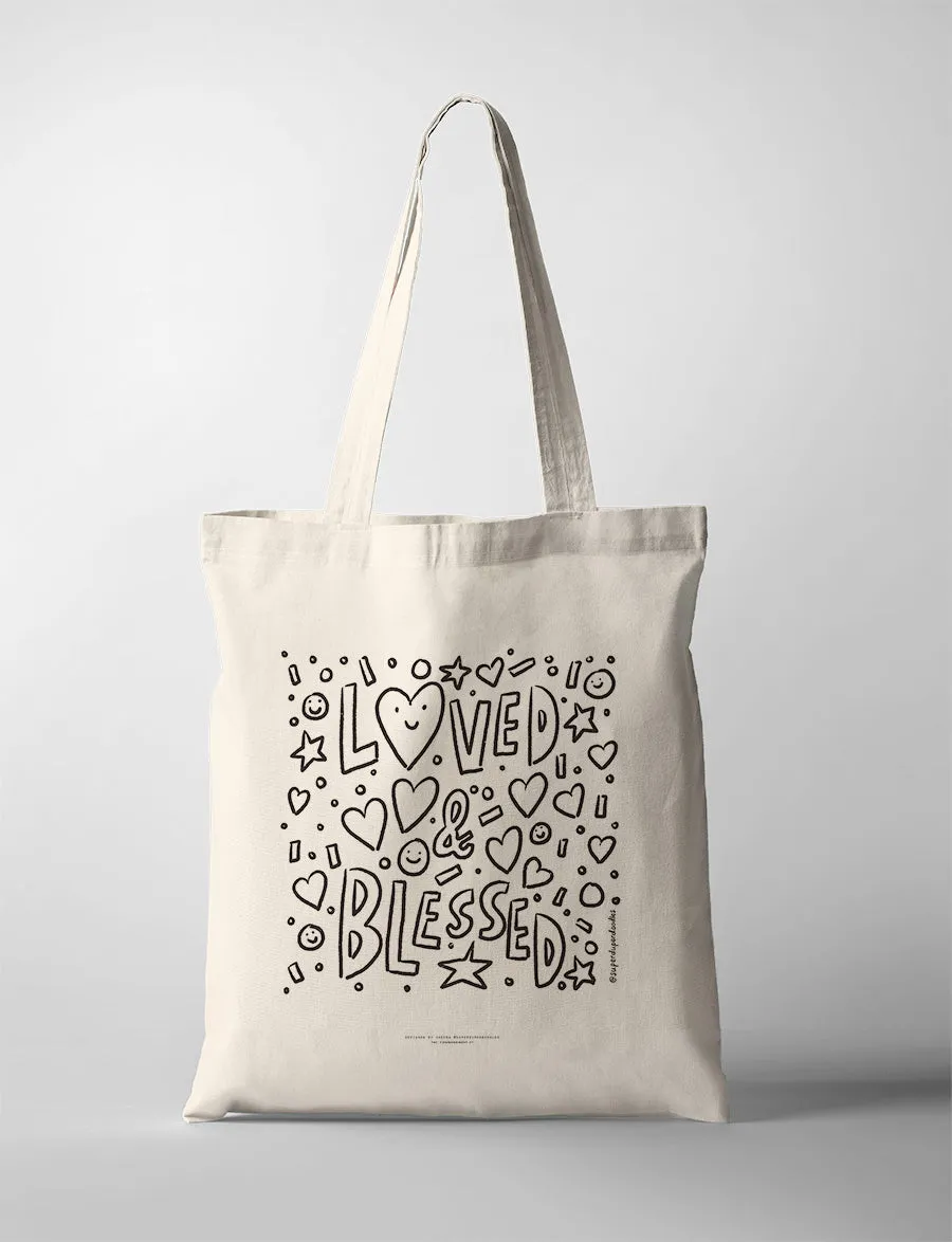 Loved Blessed {Tote Bag}