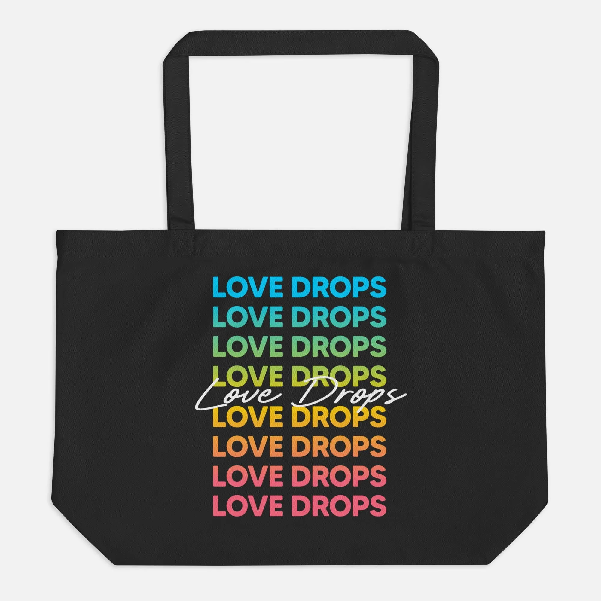 Loving Layers Rainbow - Large Organic Tote Bag