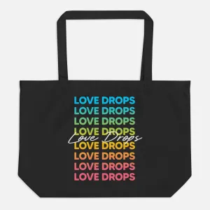 Loving Layers Rainbow - Large Organic Tote Bag