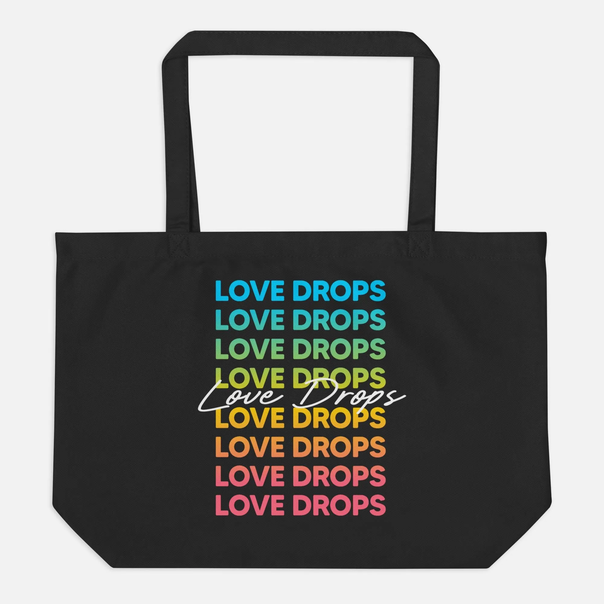 Loving Layers Rainbow - Large Organic Tote Bag