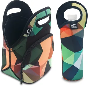 LUNCH BAG SET 12" MOSAIC CAMO
