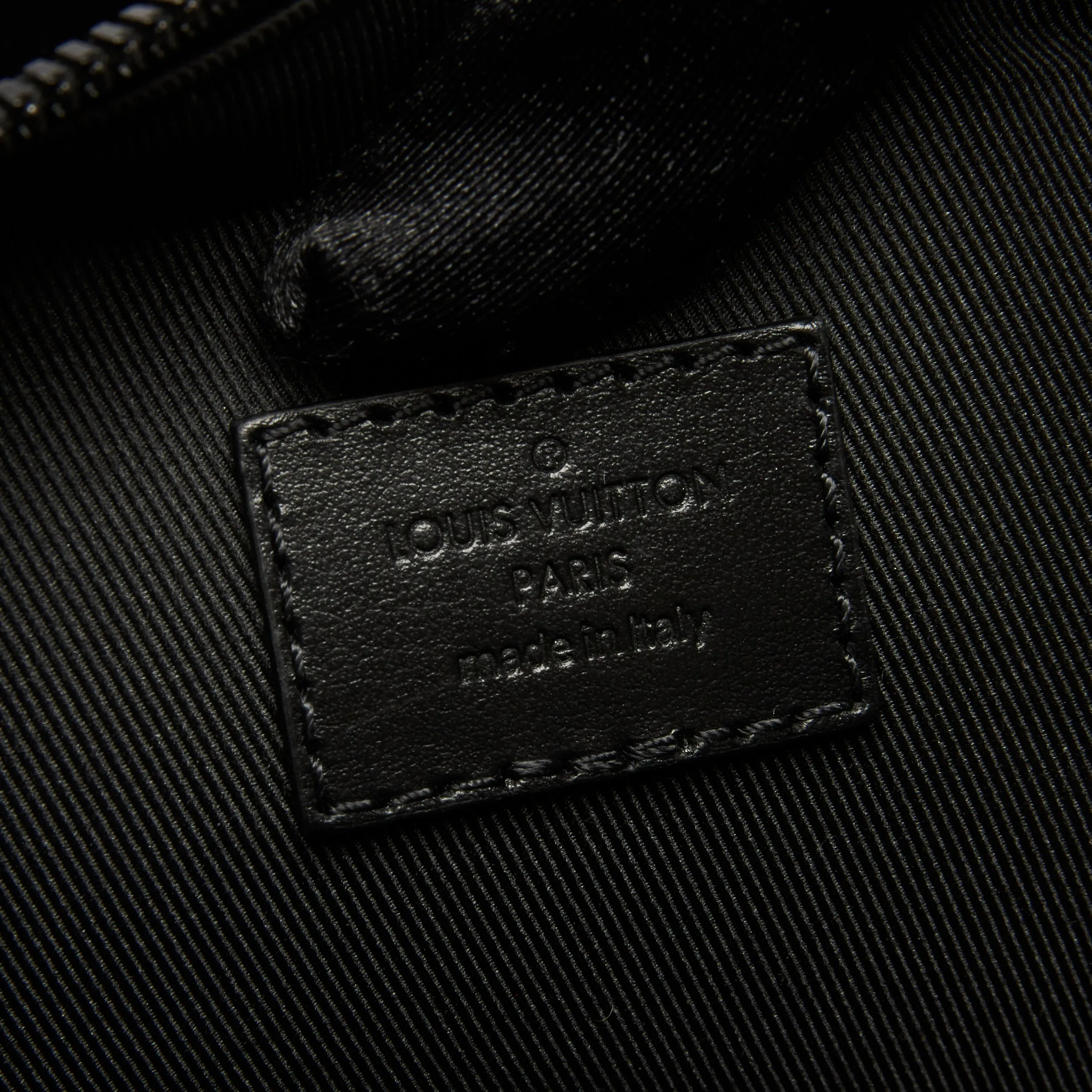 LV Black Monogram Taurillon Leather Handle Soft Trunk