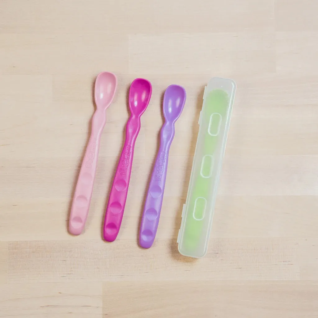 [Made in USA] Re-Play 4 Infant Spoons - 2 Colors