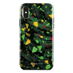 Malachite Terrazzo Gem Custom - iPhone X / XS Case
