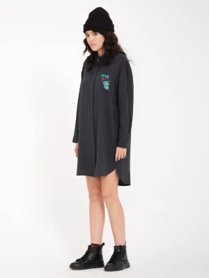 Max Sherman Dress - HEATHER BLACK