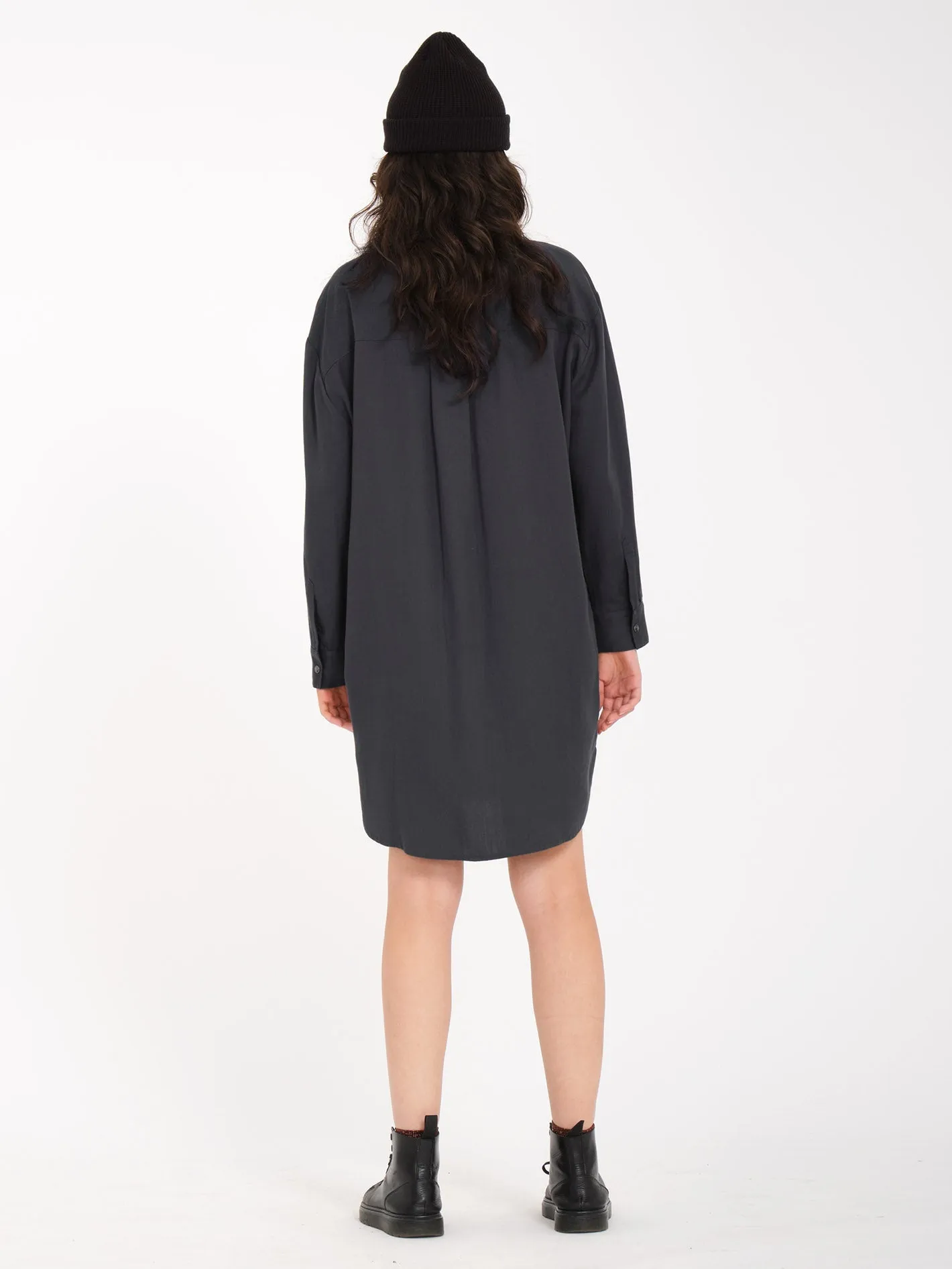 Max Sherman Dress - HEATHER BLACK