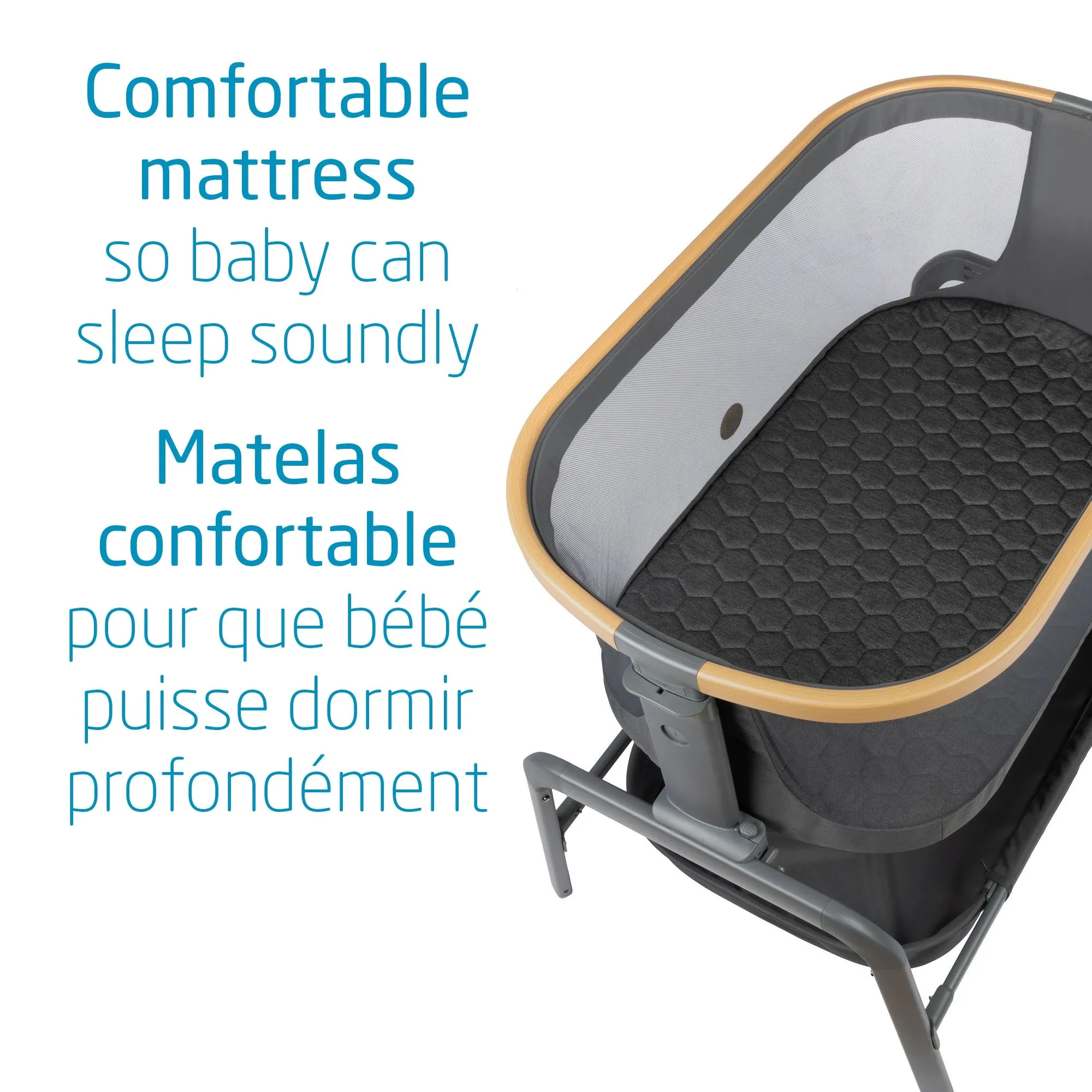 Maxi Cosi Iora Bedside Bassinet (Classic Graphite)