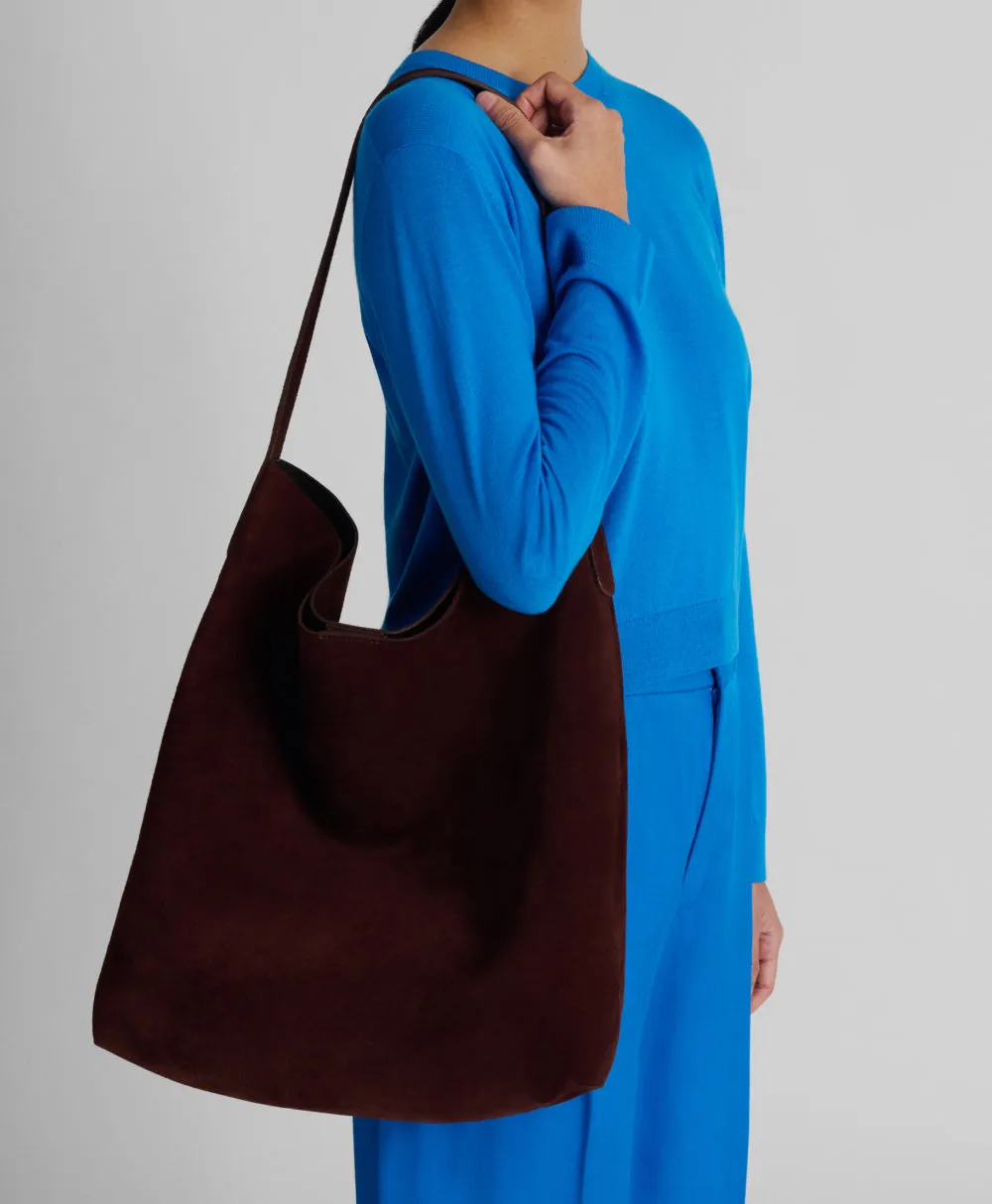 Maxi Everyday Cabas - Chocolate Suede