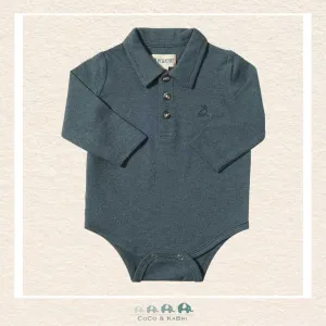 Me & Henry: Seymore Pique Polo Diaper Shirt