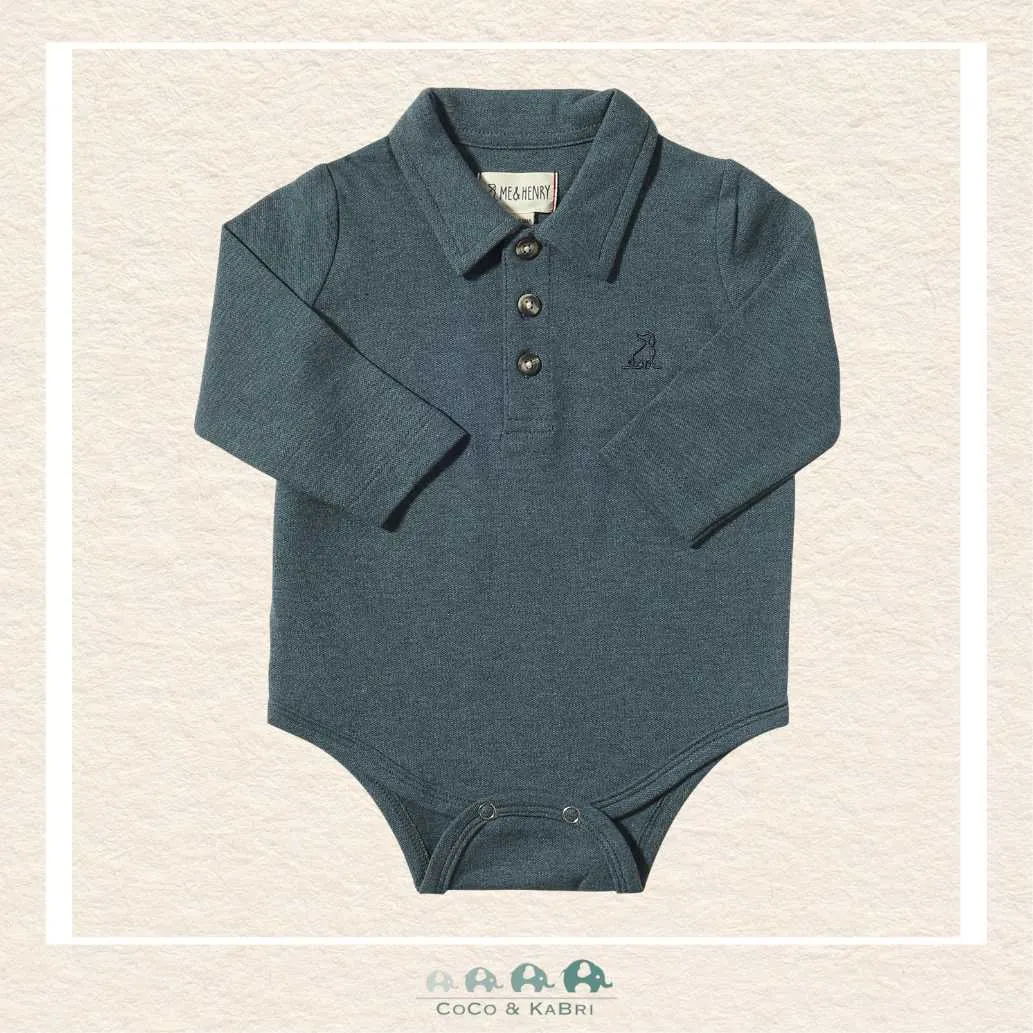 Me & Henry: Seymore Pique Polo Diaper Shirt