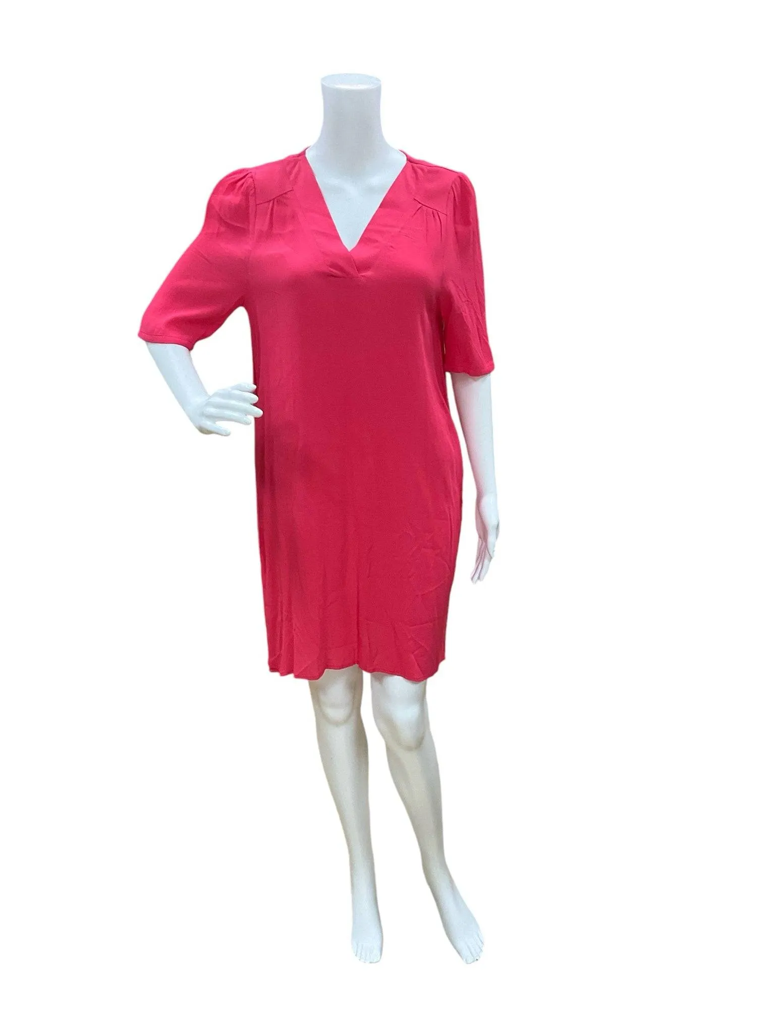 Michelle Mcdowell Pink Solid Dress Size Small