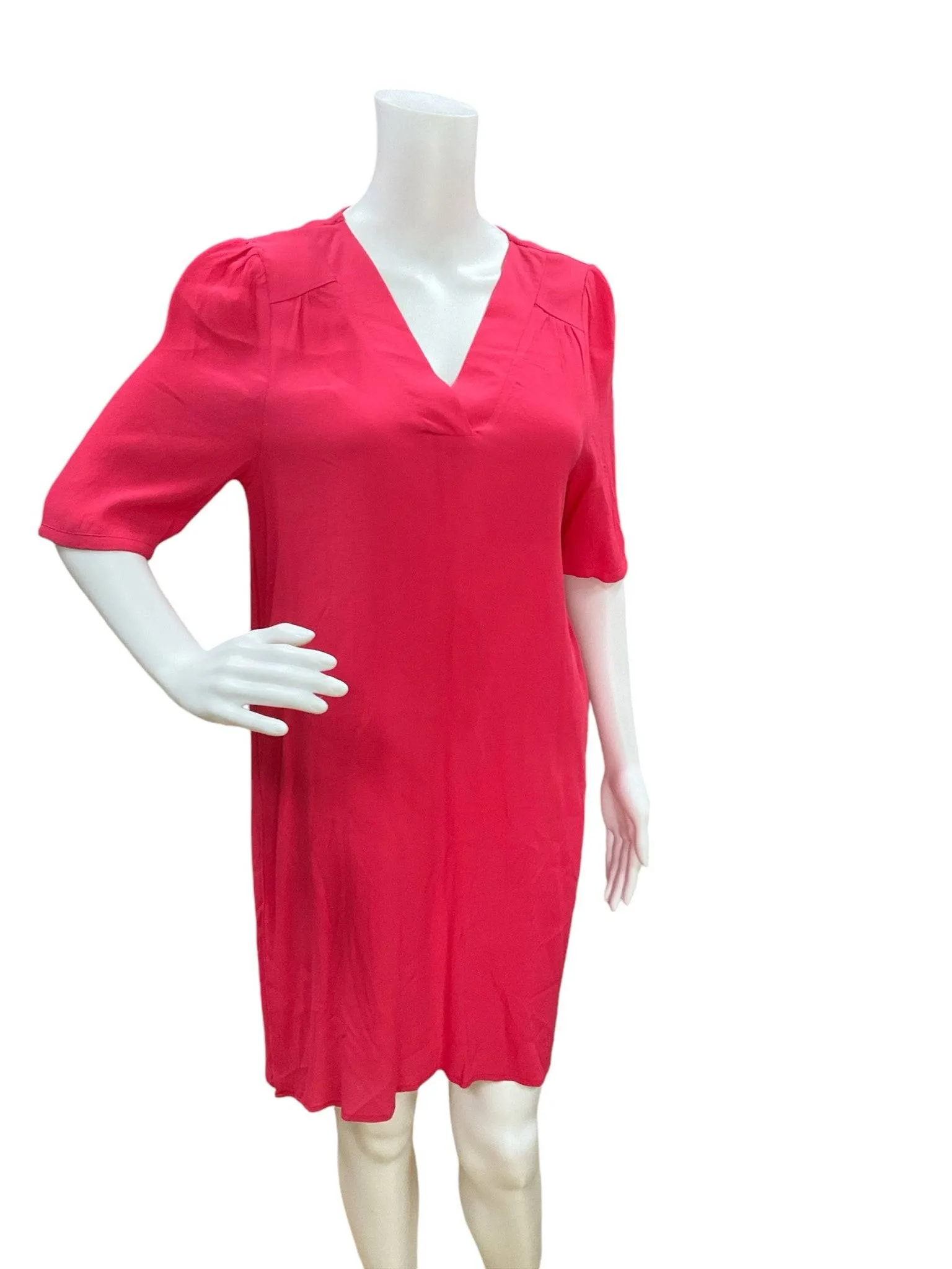Michelle Mcdowell Pink Solid Dress Size Small