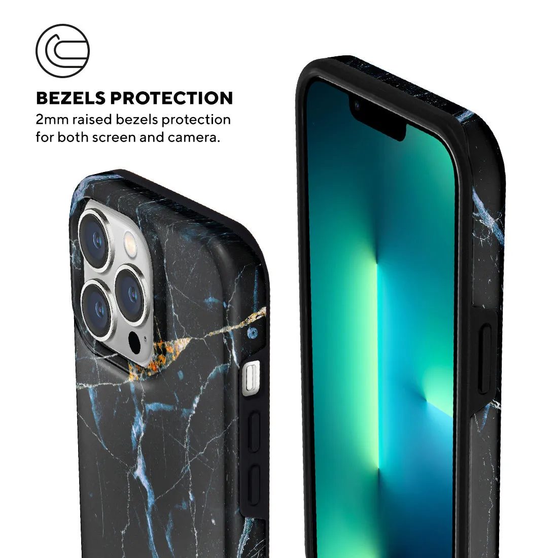 Midnight Marble Custom - iPhone 13 Pro Case
