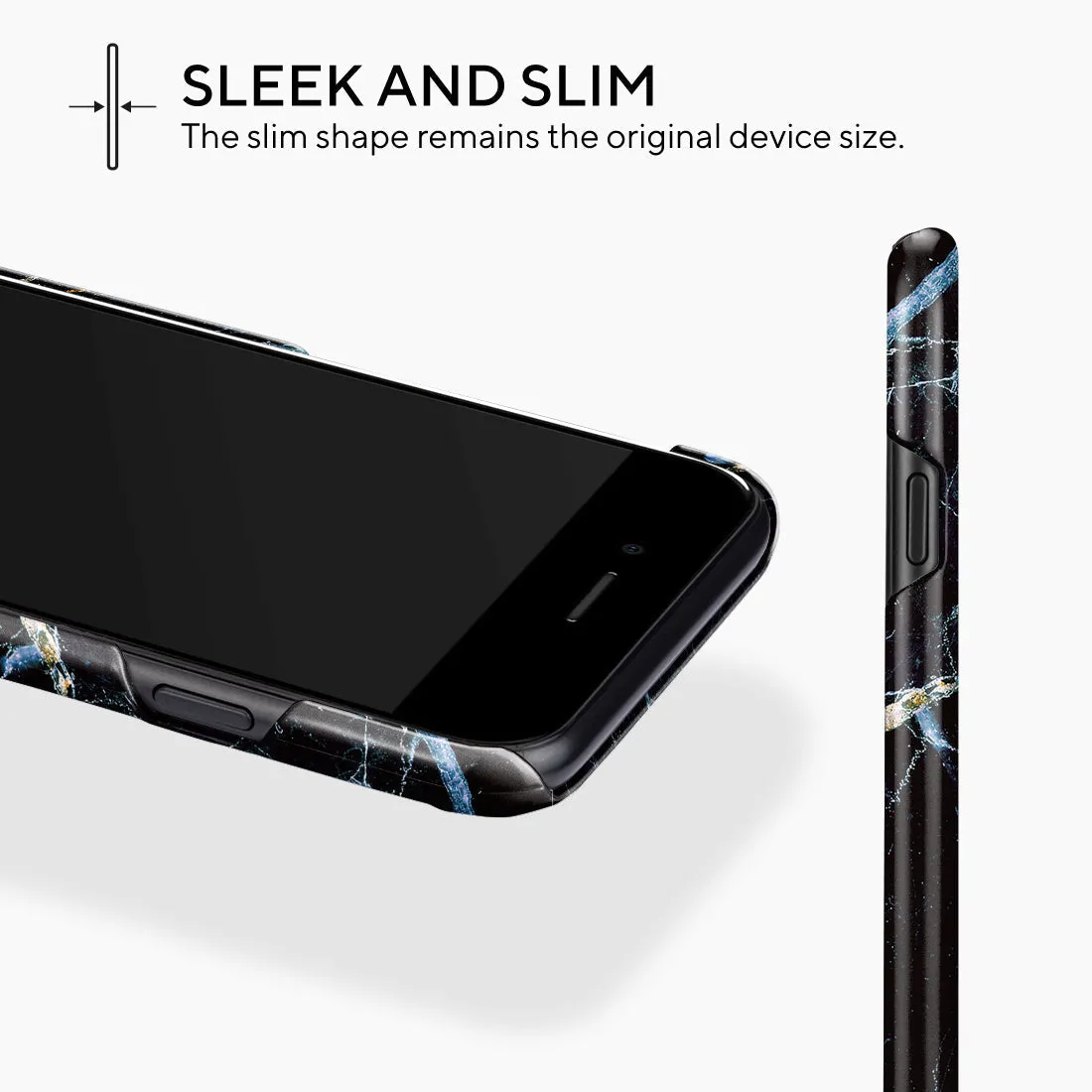 Midnight Marble Custom - iPhone SE3 / SE2 / 8 / 7 Case