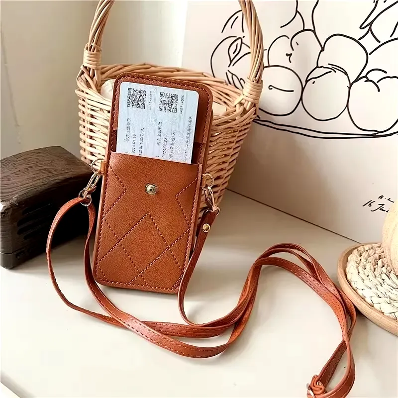 Mila Crossbody Leather iPhone Case