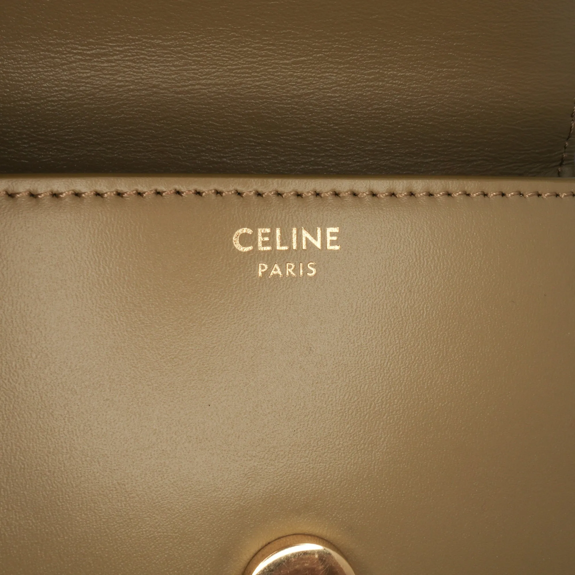 Mini Calfskin Besace Cuir Triomphe Crossbody