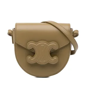 Mini Calfskin Besace Cuir Triomphe Crossbody