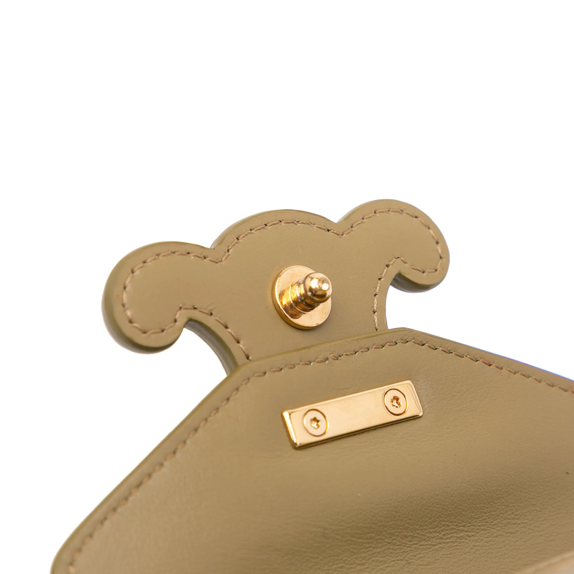 Mini Calfskin Besace Cuir Triomphe Crossbody