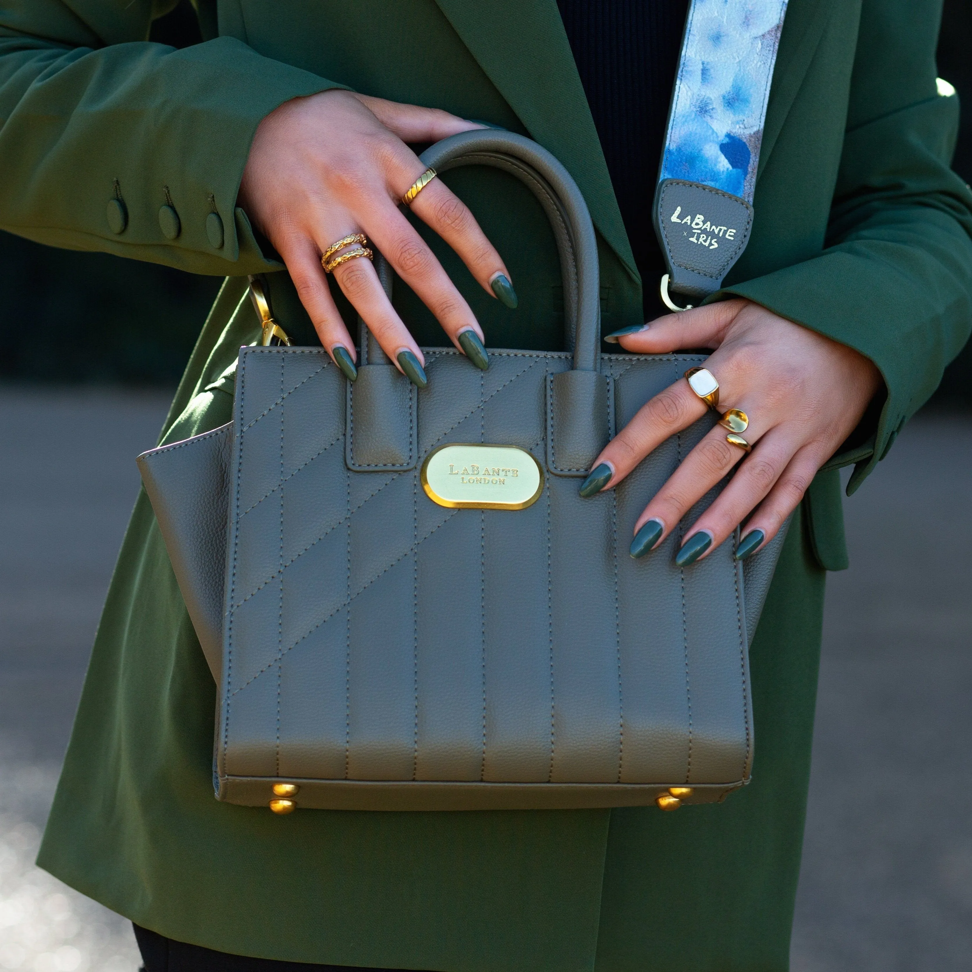 Mini Demi Tote Bag in Green