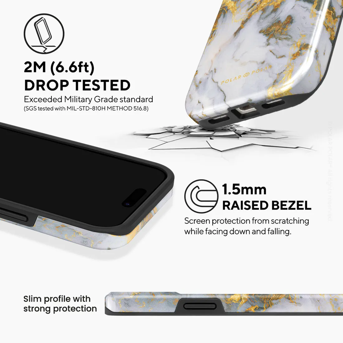 Mist Marble Custom - iPhone 15 Case
