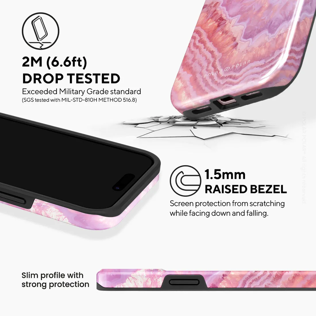 Misty Rose Coral - iPhone 15 Case