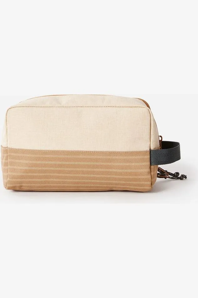 MIXED TOILETRY BAG - LIGHT BROWN