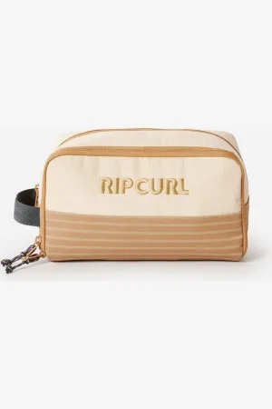 MIXED TOILETRY BAG - LIGHT BROWN