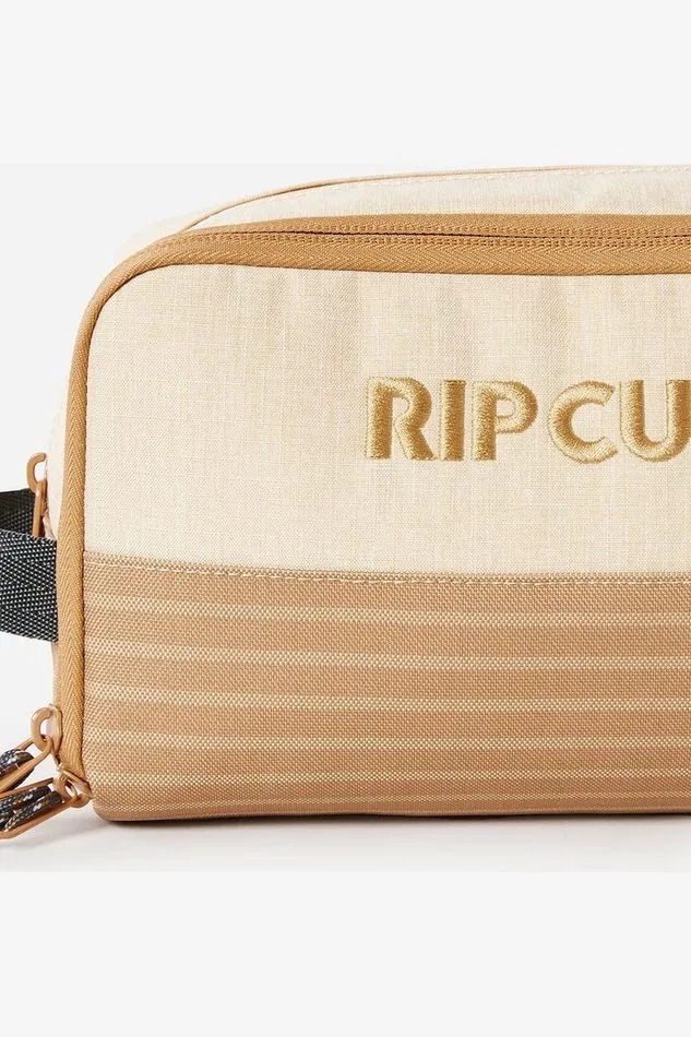 MIXED TOILETRY BAG - LIGHT BROWN