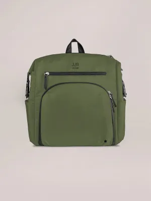 Modern Backpack Diaper Bag  | Olive