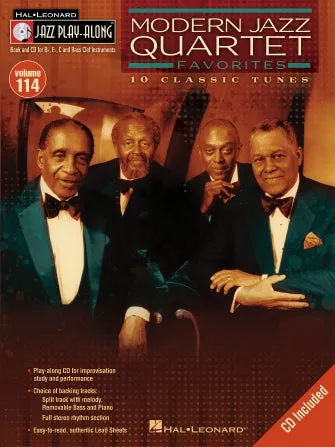 Modern Jazz Quartet Favorites (Jazz Play-Along Volume 114)