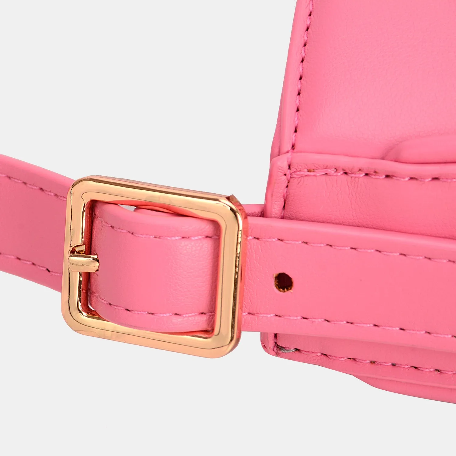 Monty Faux Leather Shoulder Bag