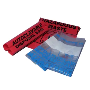 MTC Bio A9000R Autoclave Bags, Red, 200/cs