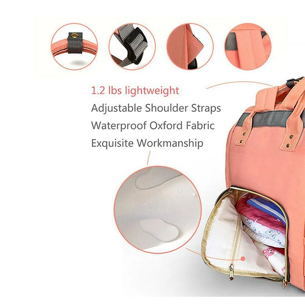 Multi-Use Baby Diaper Travel Bag
