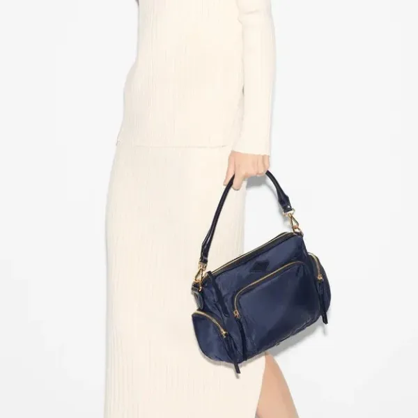 MZ Wallace Small Chelsea Crossbody in Navy Dawn