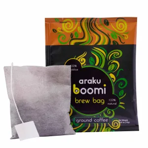 (New) Single Serve Ground Coffee Packs, No Machine Needed, Just Add Water, Direct Trade, Hand Roasted & Freshly Ground, Specialty Grade, Nitro Sealed for Freshness, 10 Count (Pack of 1)
