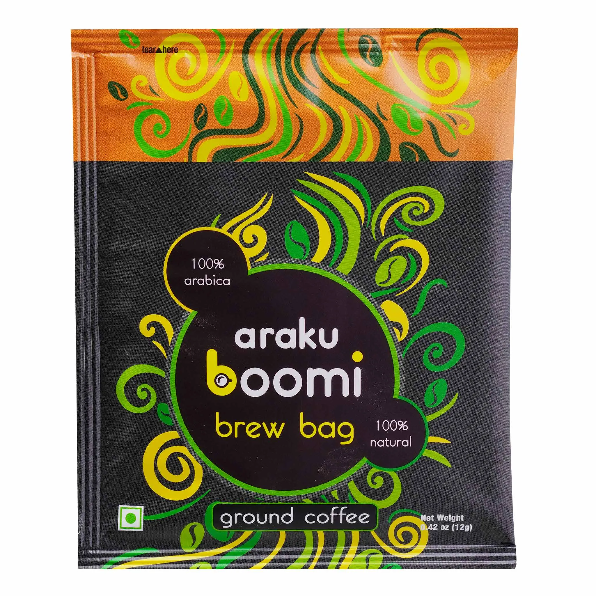 (New) Single Serve Ground Coffee Packs, No Machine Needed, Just Add Water, Direct Trade, Hand Roasted & Freshly Ground, Specialty Grade, Nitro Sealed for Freshness, 10 Count (Pack of 1)