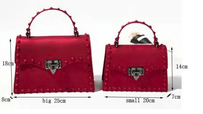 New Women Luxury Matte Jelly Bags 7 color