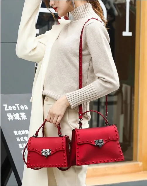 New Women Luxury Matte Jelly Bags 7 color